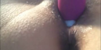 Closeup Of Her Creaming Pussy