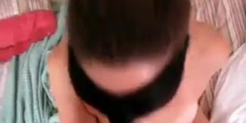 Candace Blindfold Blowjob & Facial