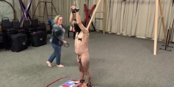 Watch as I brutally whip my slave until he is marked for me