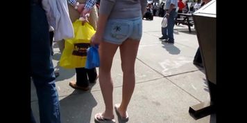Cute Teen in Shorts