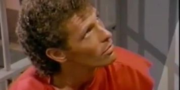 Amber Lynn swallowing two loads (Amber Lynn Bach, Amberlina Lynn, Billy Dee)