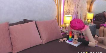 Your Cutie Sucking on My Dildo Just for You