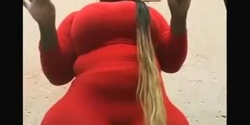 Eudoxie Yao huge African booty