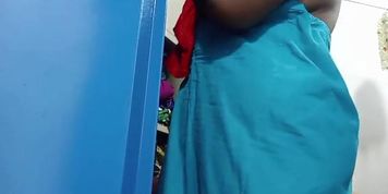 Tamil Wife Bathing And Hot Moments With Devar - Big Natural Boobs & Homemade Fun