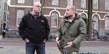 Jizz covered dutch whore