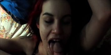 Girlfriend Sucks Dick For Some Cum