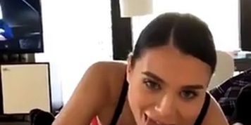Lana Rhodes santa (Lana Rhoades)