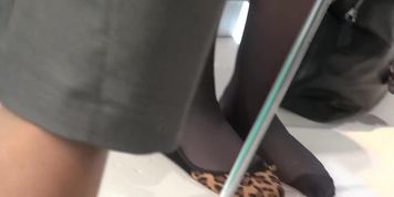 nylon candid shoeplay