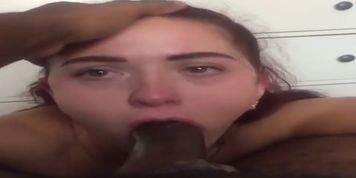 INNOCENT REDHEAD W/ GREEN EYES TURNS INTO SLUT FOR BBC DEEP THROAT