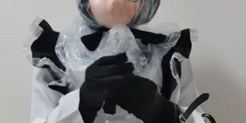 KIGURUMI BREATHPLAY MAID COSPLAY BEGINNER