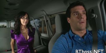 Girl takes the boss dick - video 3