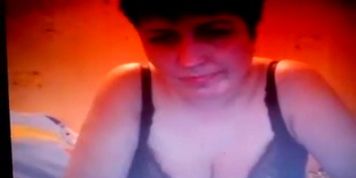 european mom on web camera