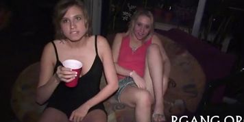 Chicks Nailed In Group