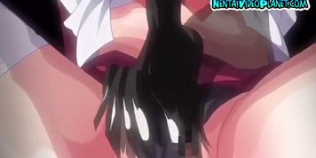 Anime slave-girl gets disciplined