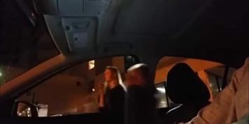 car dickflash for group of teens