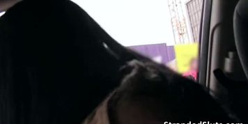 Hottie brunette gets her nice pussy pounded hard