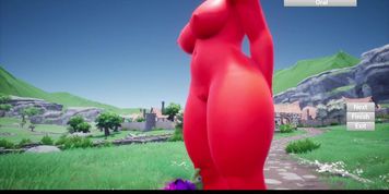 Feign gameplay red skin PAWG BBW ork pussylicking