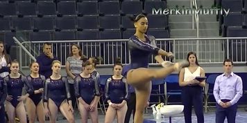 big ass Latina Gymnast