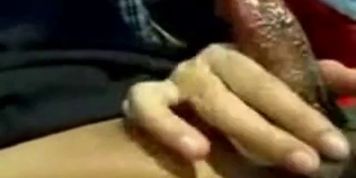 malay hijab girl giving a handjob
