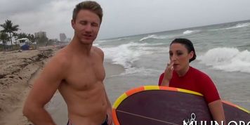 Massive cock bangs sexy MILF - video 23