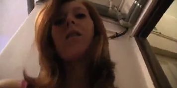 PublicAgent Ginger teen virgin gets fucked in the ass hole - video 1