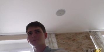 HUNT4K. Young couple needs money but slut isnt against (Lupe Burnett)