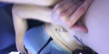 Masturbating in Car After Workout