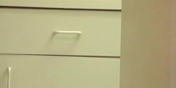Couple gets it on while being filmed from closet