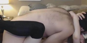 White Masked Chick Is Getting A Rough Fuck (Slim Sexy)