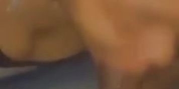 Made her eat the cock while her nigga made a store run  (Light skin, Nestee Shy)