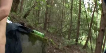 gina gangbang in forest