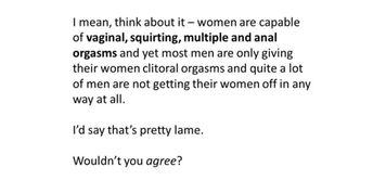 How to make your Women Orgasm Part 1