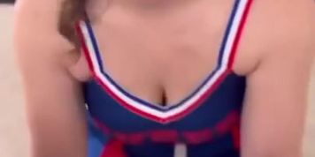 RileyRox Gets Fucked By Stalker In A Cheerleader Outfit