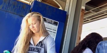 Text message got her laughing