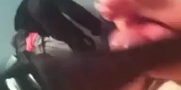 Teen with ballerina flats gives a sexy footjob