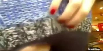 Gf Does Buttplug In Coffee Shop On Cam