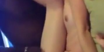 Cute slim girlfriend shared with black friend