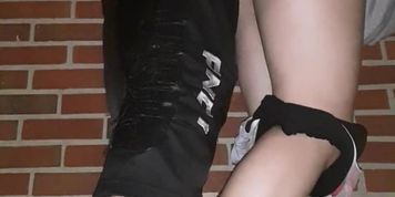 PUBLIC FUCKING after our run...He CUMS on my ASS