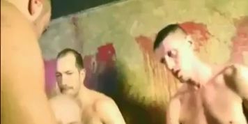 Bouncers Orgy - British Chavs Group Gangbang - TRIGA