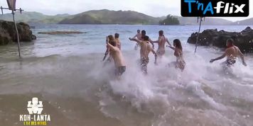 Ines Loucif Butt,  Thong Scene  in Les Aventuriers De Koh-Lanta