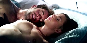 Couple fuck then break up babe fakes cumming