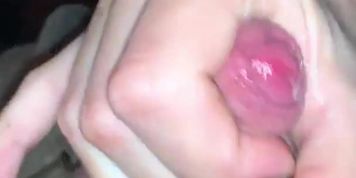 Solo cumshot uncutcock jerk off sperm close up big dick 4k 60fps
