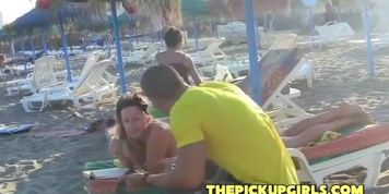 Public pick up on the beach part 2