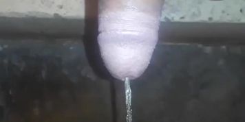 Big Black Dick Pissing In Old Abandoned Scary House 