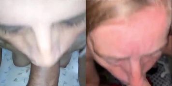 Great Moments in Hanging Tit Blowjobs   17