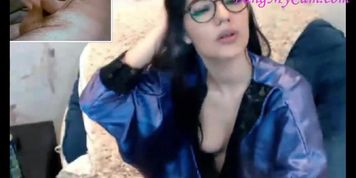 hot sexy brunette watch viewers dick