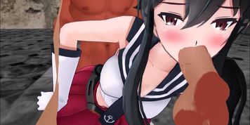 Yahagi - kancolle MMD -
