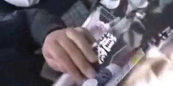 schoolgirl seduced leg fucked by geek on bus