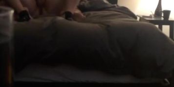 Short ride on DL straight cock