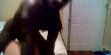 White horny slut fucked very rough by black cock